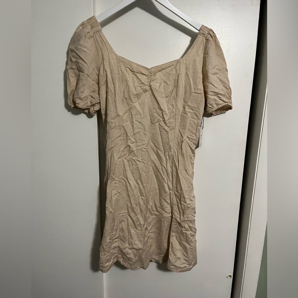 Tie back mini dress